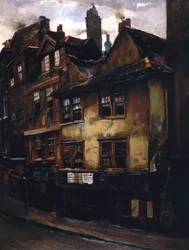 De taveerne Cock and Magpie, Drury Lane.