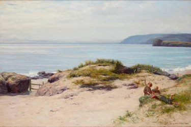Onder de zandduinen