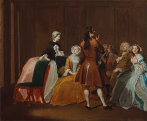De familie Harlowe, uit "Clarissa" van Samuel Richardson