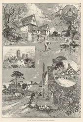 Een modeldorp, Patricksbourne, nabij Canterbury