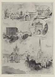 Heropening van het koor van de kathedraal van Norwich, een wandeling door de stad