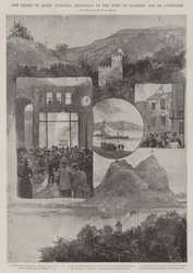 De dood van koningin Victoria, ontvangst van het nieuws in Glasgow en aan de Clyde