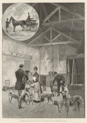 De Prins en Prinses van Wales in Sandringham, op bezoek bij hun hondenkeuken