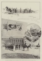 De prins en prinses van Wales op de Bath and West of England Agricultural Show in St Albans, 29 mei