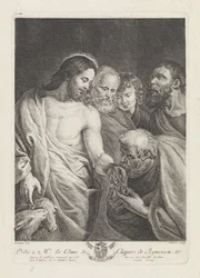 Petrus ontvangt de sleutels van Christus