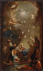 De nederdaling van de Heilige Geest (Pinksteren)