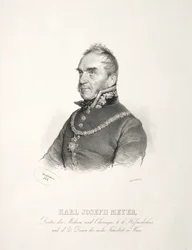 Portret van Dr. Karl Joseph Meyer, 1844