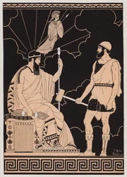 De geboorte van Athena