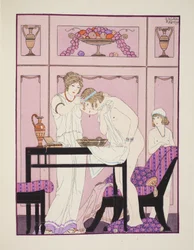 Neusbloeding, illustratie uit 
