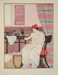 Verzorging van zuigelingen, illustratie uit 