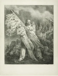 De gewonde vaandeldrager