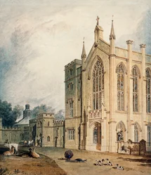 Cassiobury, westelijke voorzijde, ca. 1807