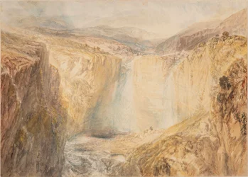 De watervallen van de Tees, Yorkshire