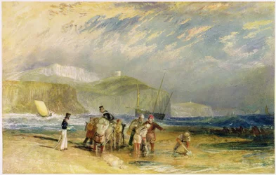 Haven van Folkestone en kust naar Devon, ca.1830