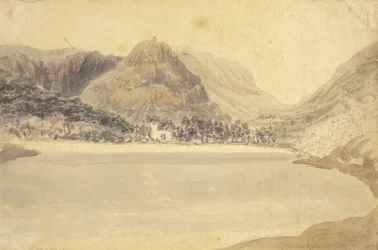 Het meer en de kerk van Grasmere