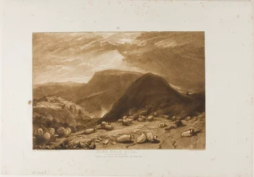 Hind Head Hill, plaat 25 uit Liber Studiorum
