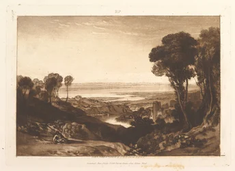 Kruising van Severn en Wye, Liber Studiorum, deel VI, plaat 28