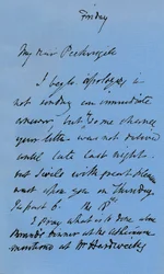 Brief van JMW Turner, ca. 1840 1904