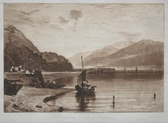 Liber Studiorum: pier van Inverary, Lock Fyne, ochtend