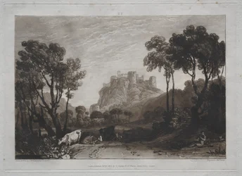 Liber Studiorum: Het kasteel boven de weiden