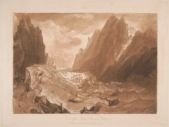 Mer de Glace, dal van Chamonix, Savoye