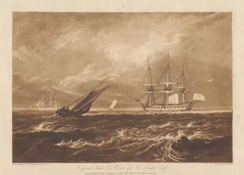 Oorspronkelijke schets van een schilderij voor W. Leader, Esq.