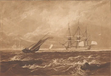 Oorspronkelijke schets van een schilderij voor W. Leader, Esq.
