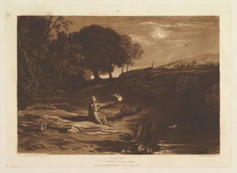 Rispah, 2e Boek van Samuel, Hoofdstuk 21 Liber Studiorum, deel IX, plaat 46, 23 april 1812