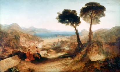 De Baai van Baiae, met Apollo en de Sibylle, ca. 1823