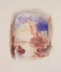 De brand van de parlementsgebouwen