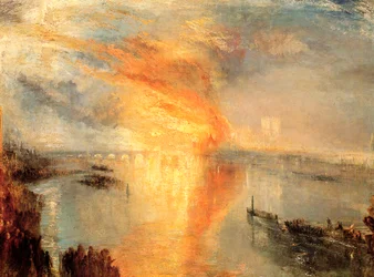 De brand van de parlementsgebouwen, 1834