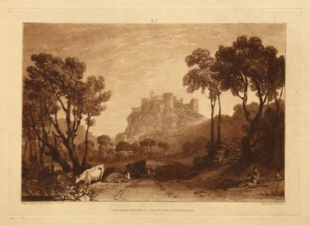 Het kasteel boven de weiden