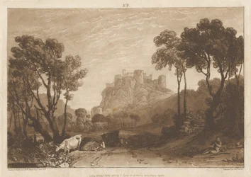 Het kasteel boven de weiden