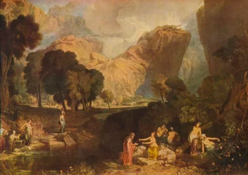 De godin van de twist die de twistappel kiest in de tuin van de Hesperiden, 1806, 19
