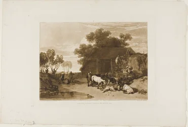 De Stro Yard, plaat 7 uit Liber Studiorum