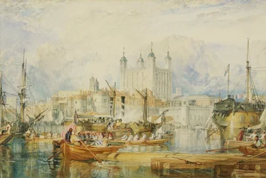 De Tower of London, ca. 1825