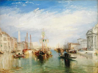 Venetië, vanaf de veranda van Madonna della Salute, ca. 1835