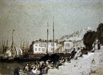 Uitzicht op East Cowes, Isle of Wight