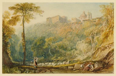 Gezicht op La Riccia (Ariccia)