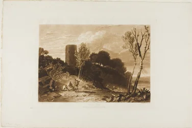 Winchelsea, Sussex, plaat 42 uit Liber Studiorum