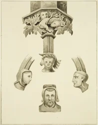 Kraagstenen in de St Mark