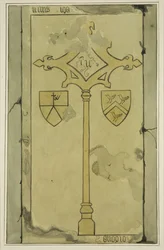 Grafsteen in Temple Church