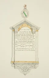 Monument voor George Weare en zijn vrouw in de St Thomas Kerk