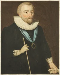 Portret in het Raadhuis van Richard Weston, Graaf van Portland