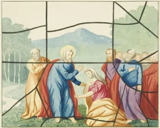 Glas-in-lood in de St Mark