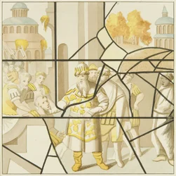 Glas-in-lood in St. Mark