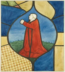 Glas-in-lood in de St Mark