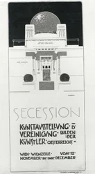 Poster voor de Secession tentoonstelling van Oostenrijkse kunstenaars, 1898