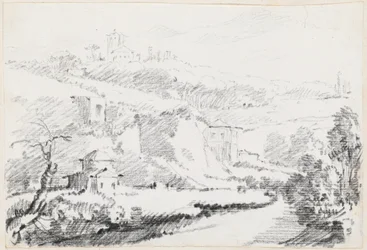 Landschap in de Alban Heuvels