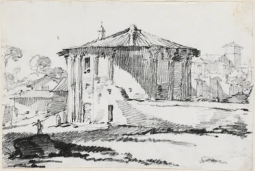 De Ronde Tempel op de Piazza Bocca della Verità, Rome